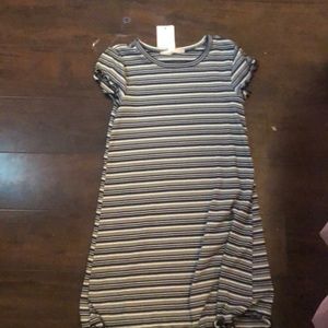 Green and Black Vintage Dress